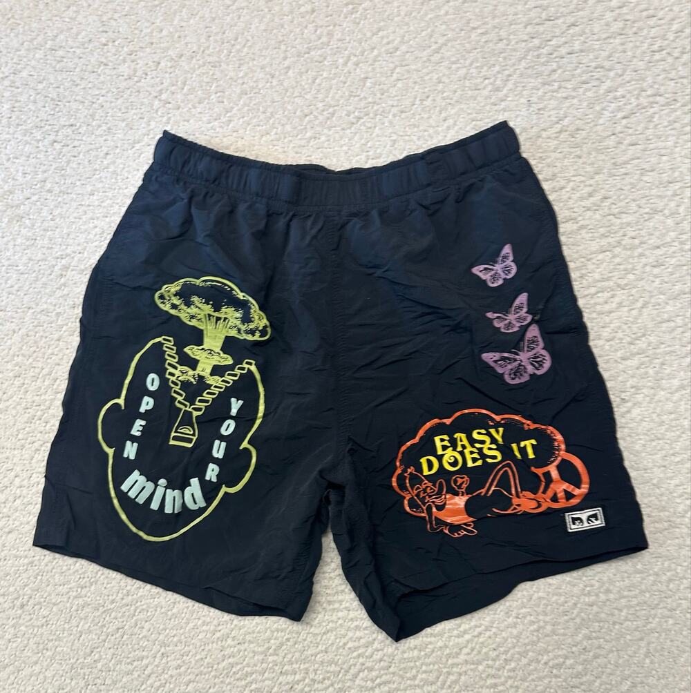 Obey Easy Does It Volley Shorts Small